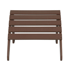 Outdoor Patio Folding Adirondack Ottoman