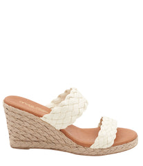 Aria Braided Wedge Sandal