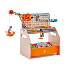 Hape Junior Inventor Discovery Scientific Workbench Building Set, 58 Piece