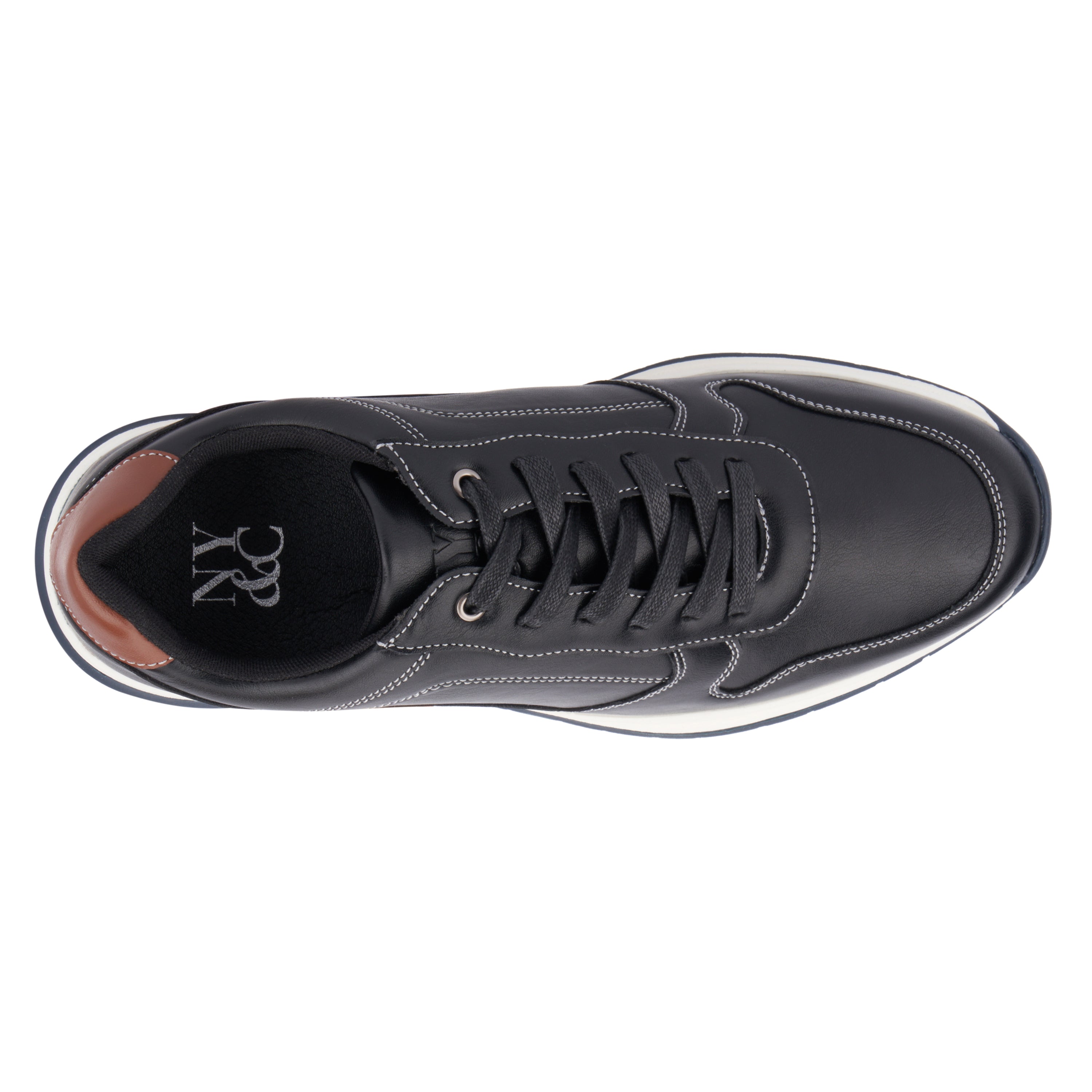  New York & Company Men's Haskel Low Top Sneakers - Black - Bonton