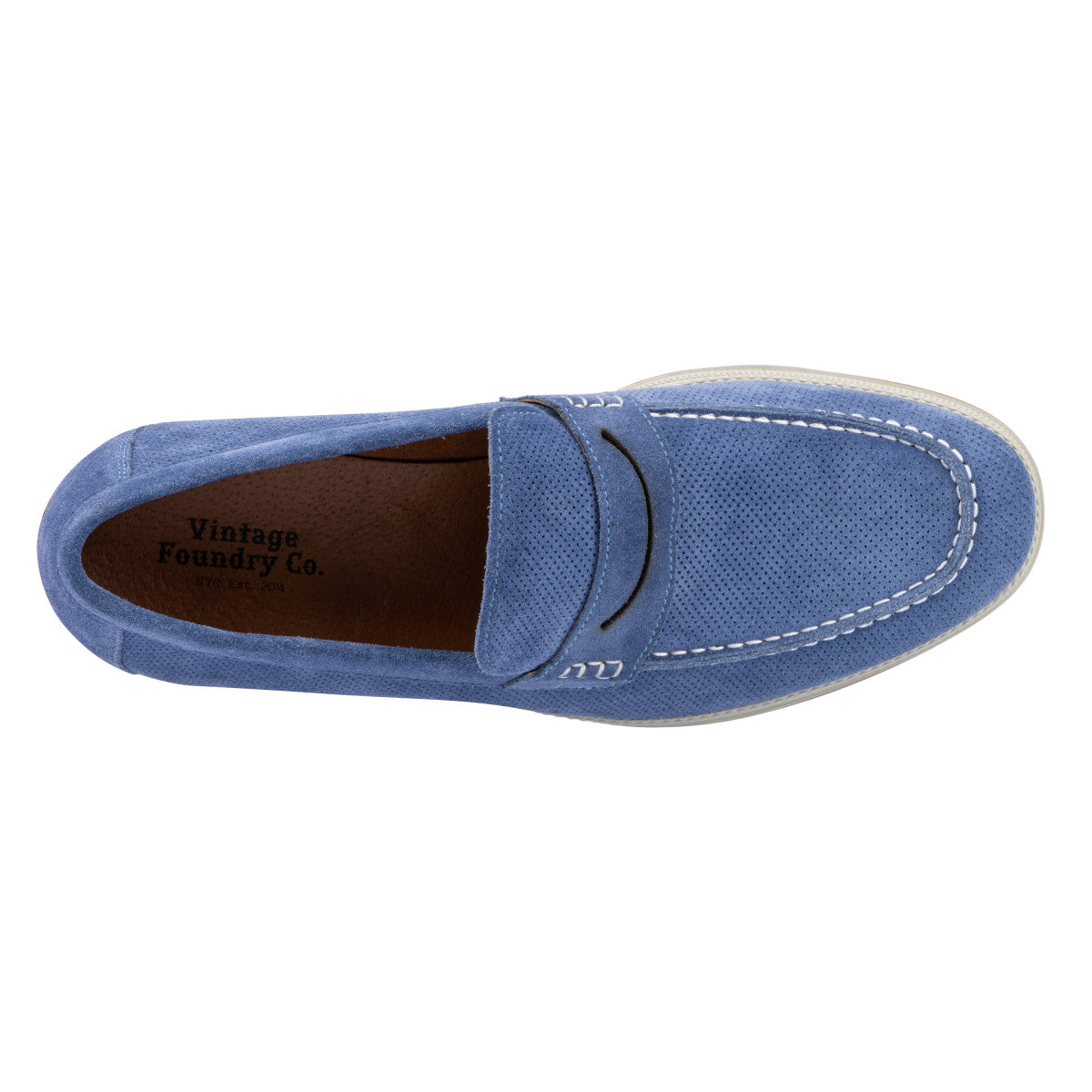  Vintage Foundry Co. Menahan Men's Loafers - Blue - Bonton