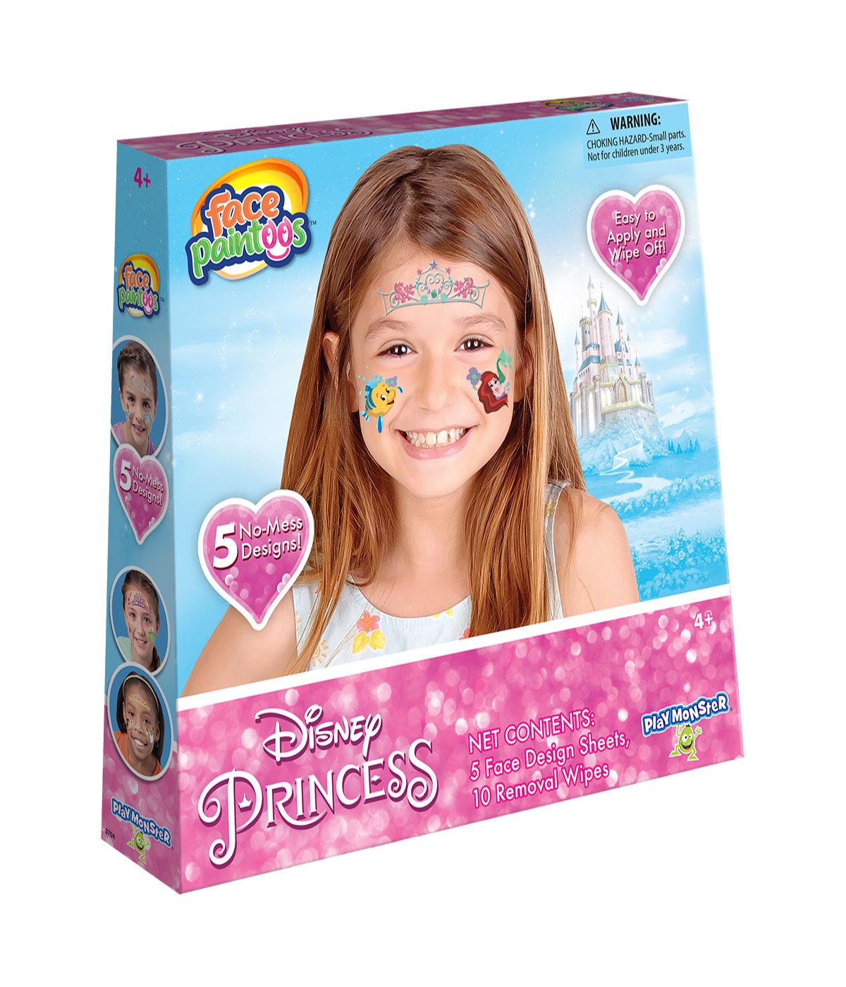  Face Paintoos - Disney Princess Multi - Multi - Bonton