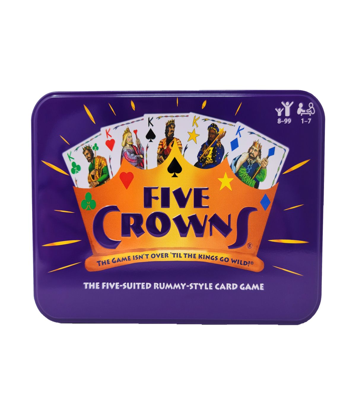  Five Crowns - The Five-Suited Rummy-Style Card Game Multi - Multi - Bonton