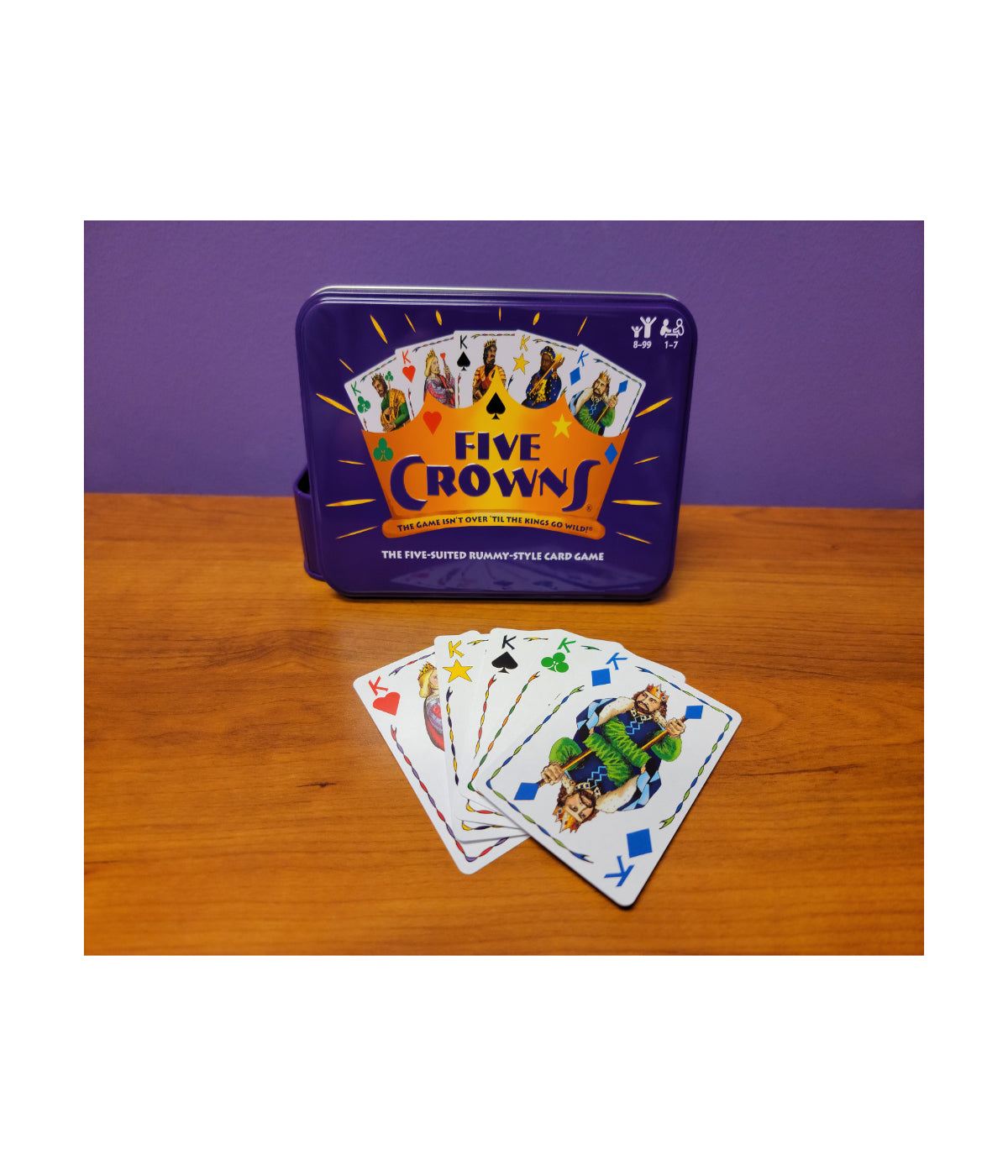  Five Crowns - The Five-Suited Rummy-Style Card Game Multi - Multi - Bonton