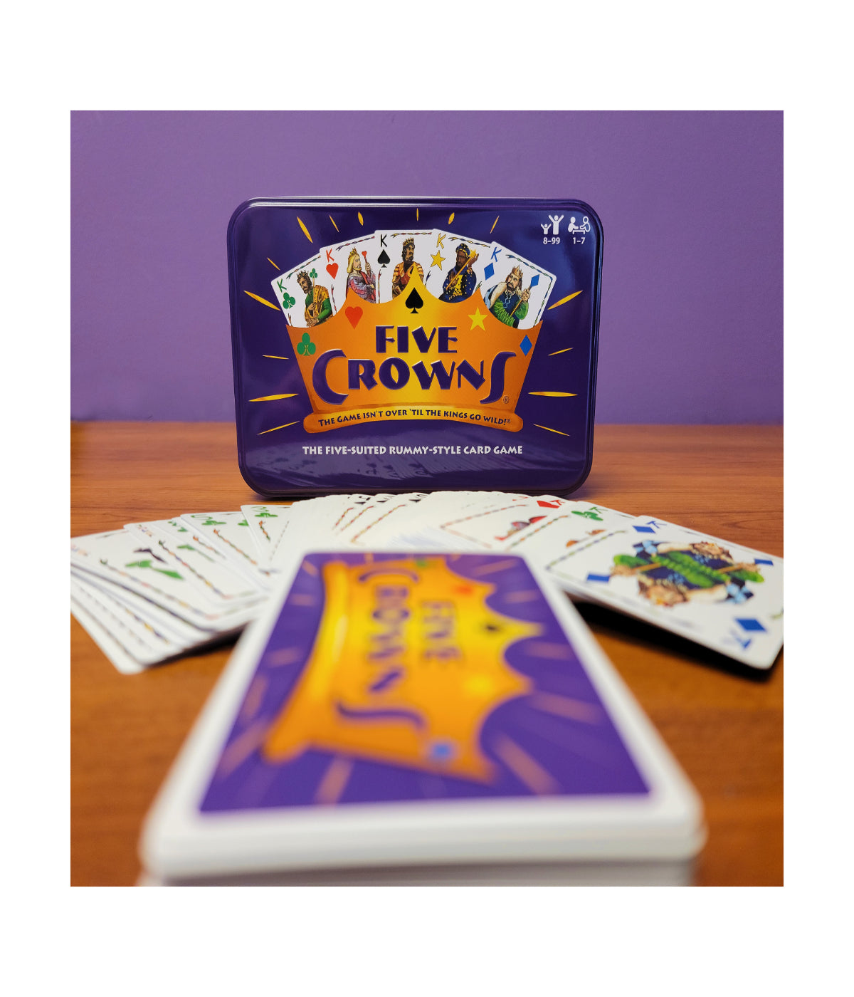  Five Crowns - The Five-Suited Rummy-Style Card Game Multi - Multi - Bonton