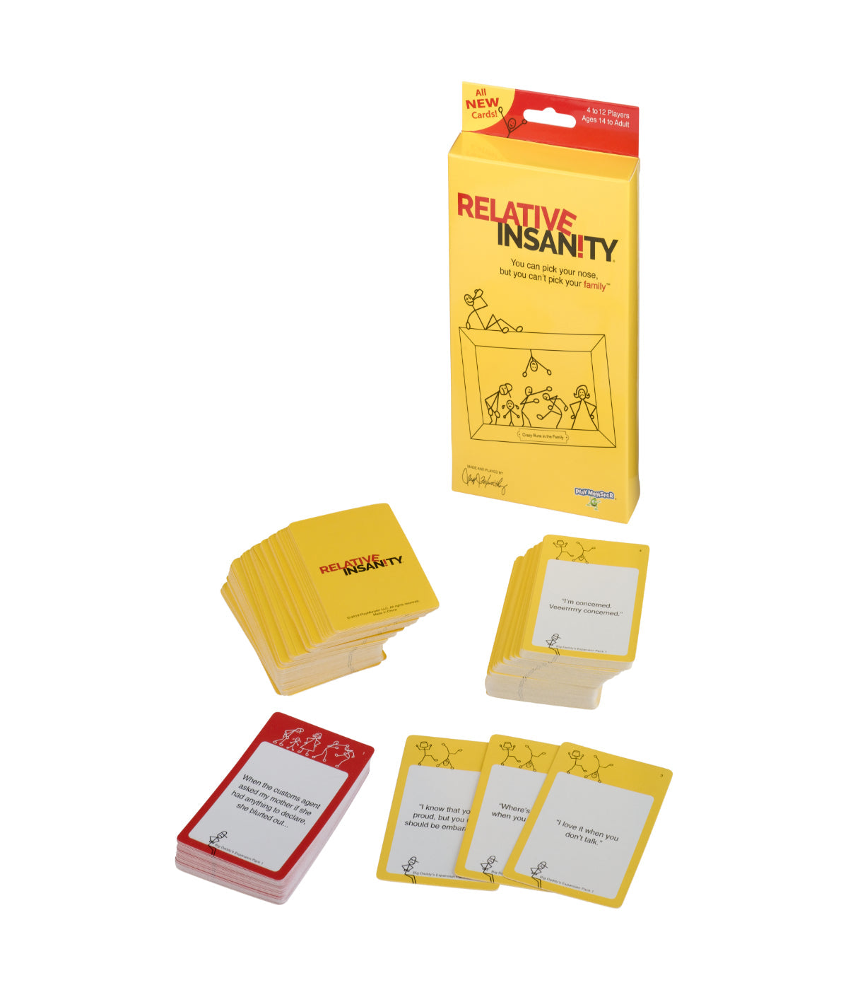  Relative Insanity Card Game Multi - Multi - Bonton