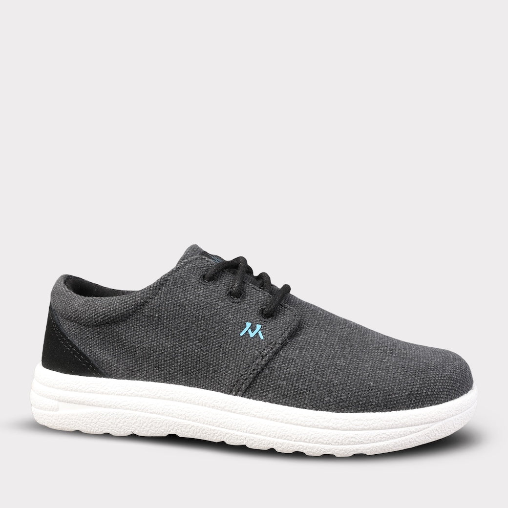  Mykos Palmer Kids Lace-Up Sneaker - Black - Bonton
