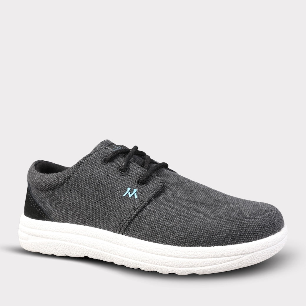  Mykos Palmer Kids Lace-Up Sneaker - Black - Bonton