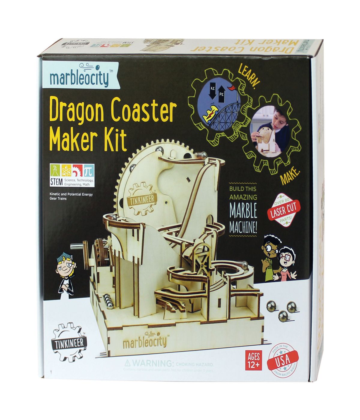  Marbleocity - Dragon Coaster Maker Kit Multi - Multi - Bonton