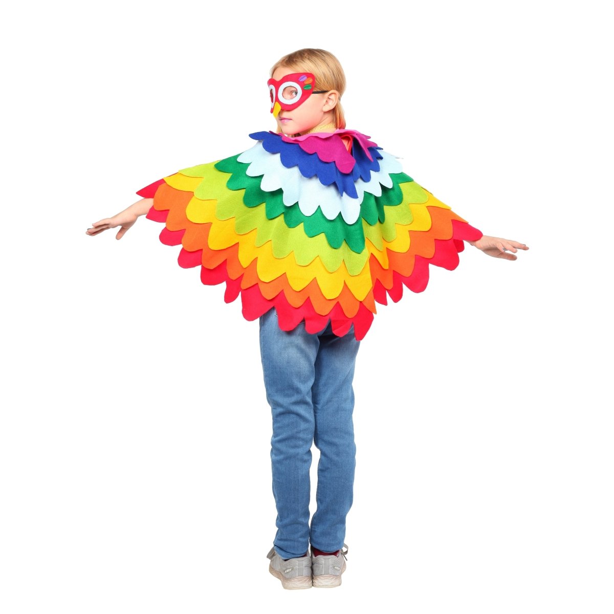 Dress Up America Parrot Colorful Costume - Kids by Dress Up America - M/L - Bonton