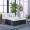 Pramla Outdoor Sette With Ottoman