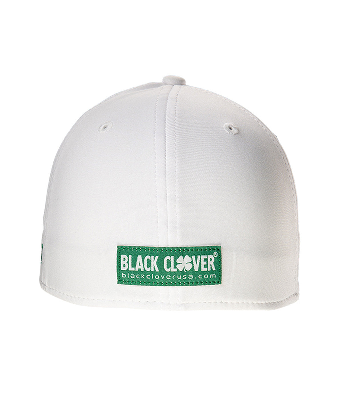  Black Clover Enterprises LLC Premium Clover 16 Fitted Hat - White / Green Clover - Bonton