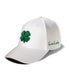  Black Clover Enterprises LLC Premium Clover 16 Fitted Hat - White / Green Clover - Bonton