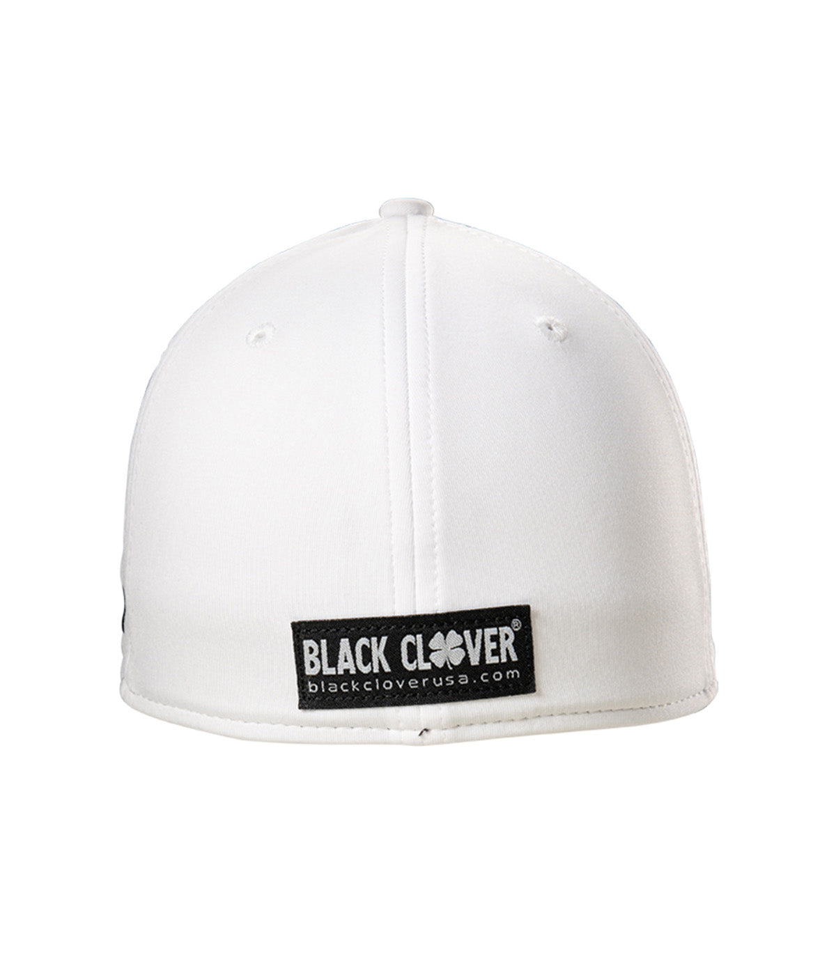  Black Clover Enterprises LLC Premium Clover 1 Fitted Hat - White / Black Clover White Trim - Bonton