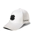  Black Clover Enterprises LLC Premium Clover 1 Fitted Hat - White / Black Clover White Trim - Bonton