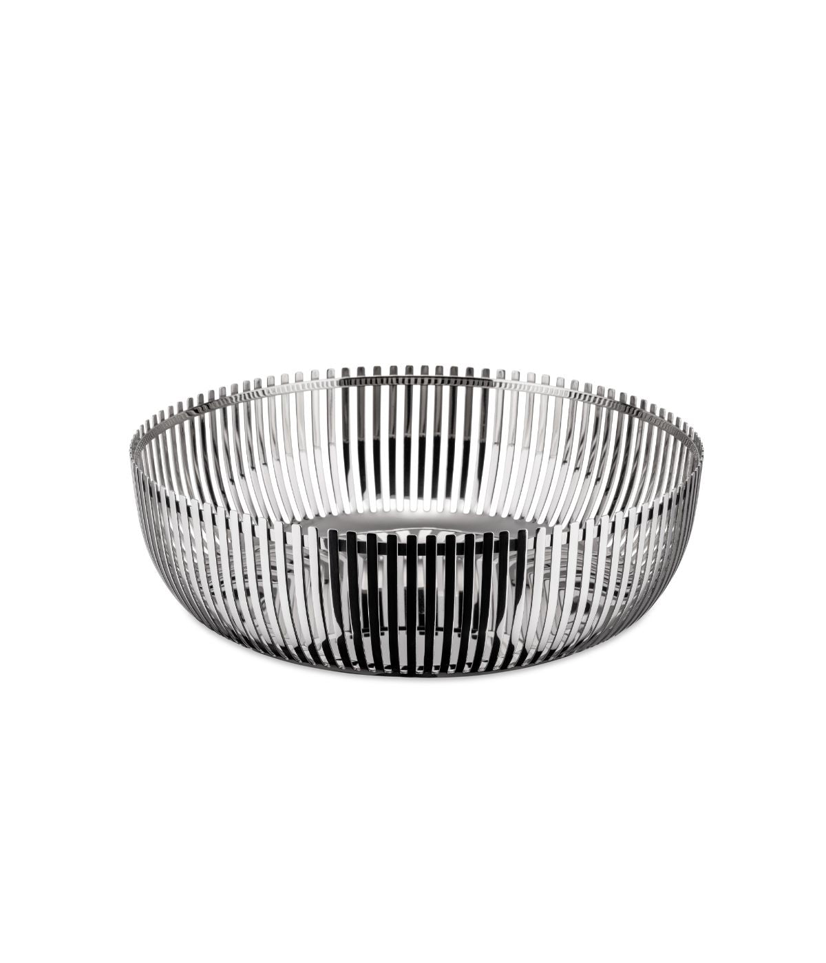  Alessi Pierre Charpin Fruit Bowl - Silver - Bonton