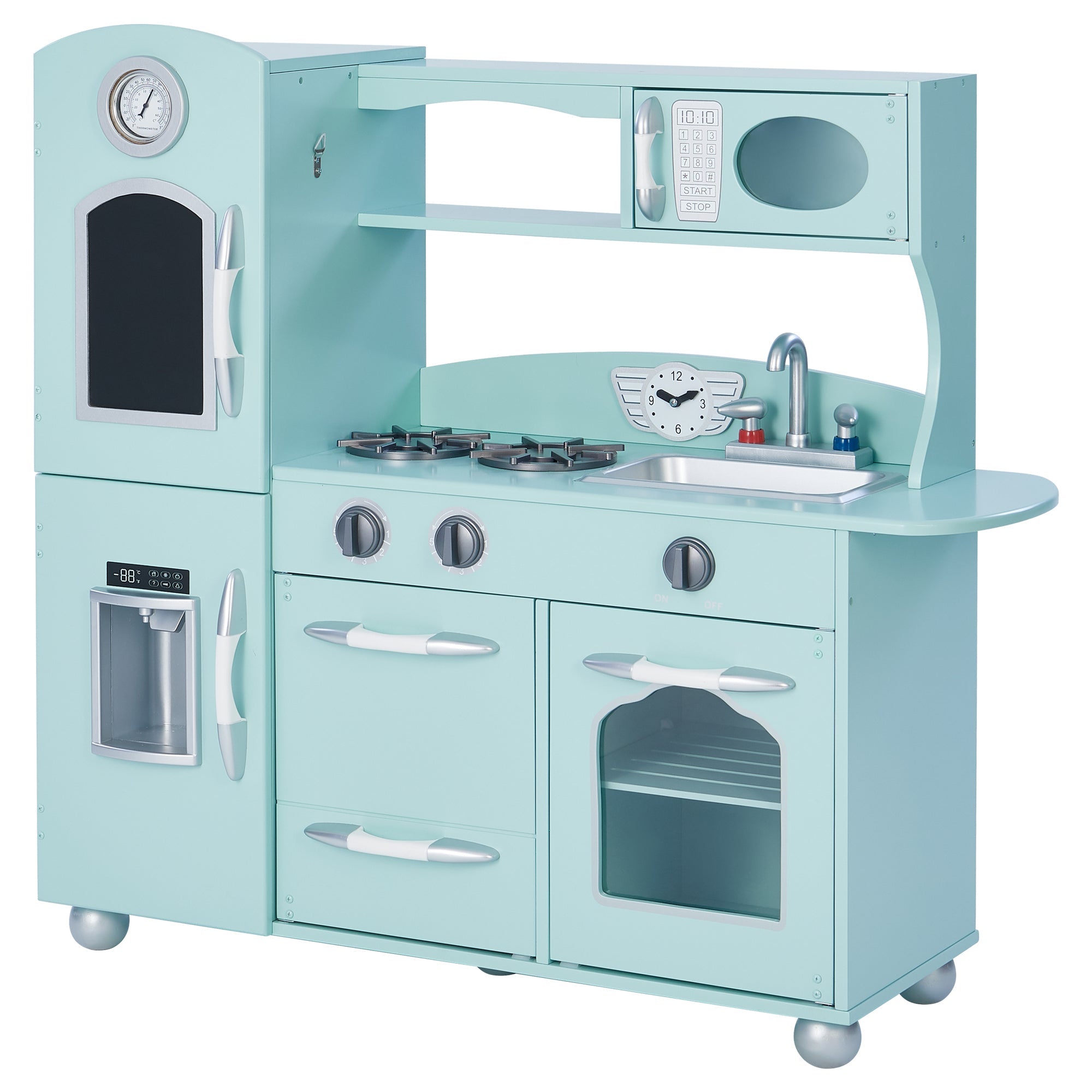  Teamson Kids Teamson Kids - Little Chef Westchester Retro Play Kitchen - Ivory - Bonton