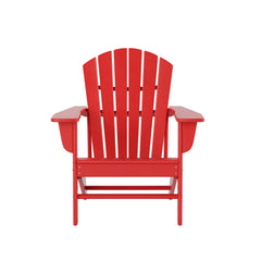 Altura Outdoor Adirondack Chair with Ottoman 2-Piece Set