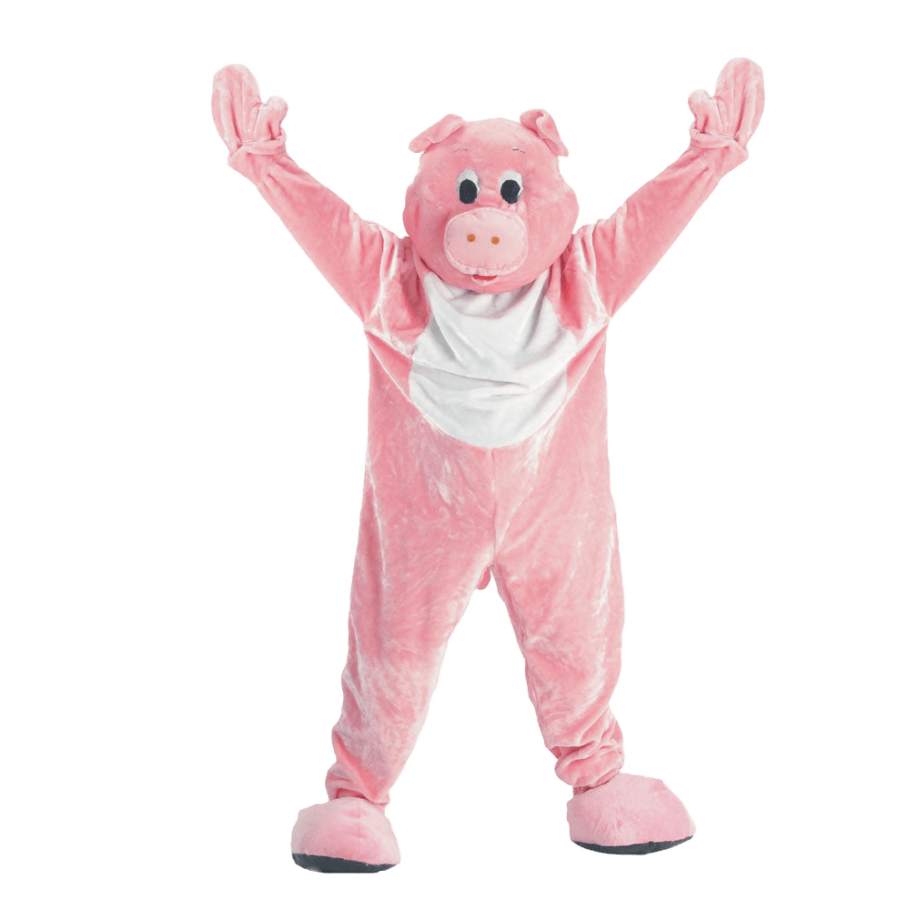  Dress Up America Pig Mascot - Adults by Dress Up America - One Size - Bonton