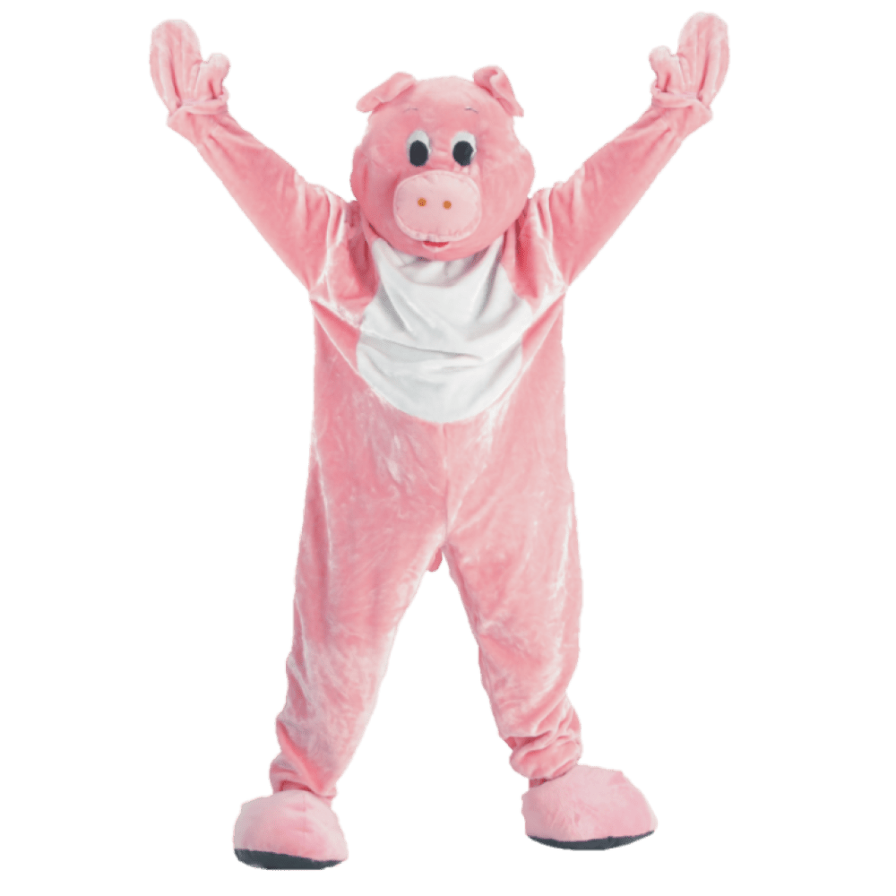  Dress Up America Pig Mascot - Teens by Dress Up America - Large(12-14) - Bonton