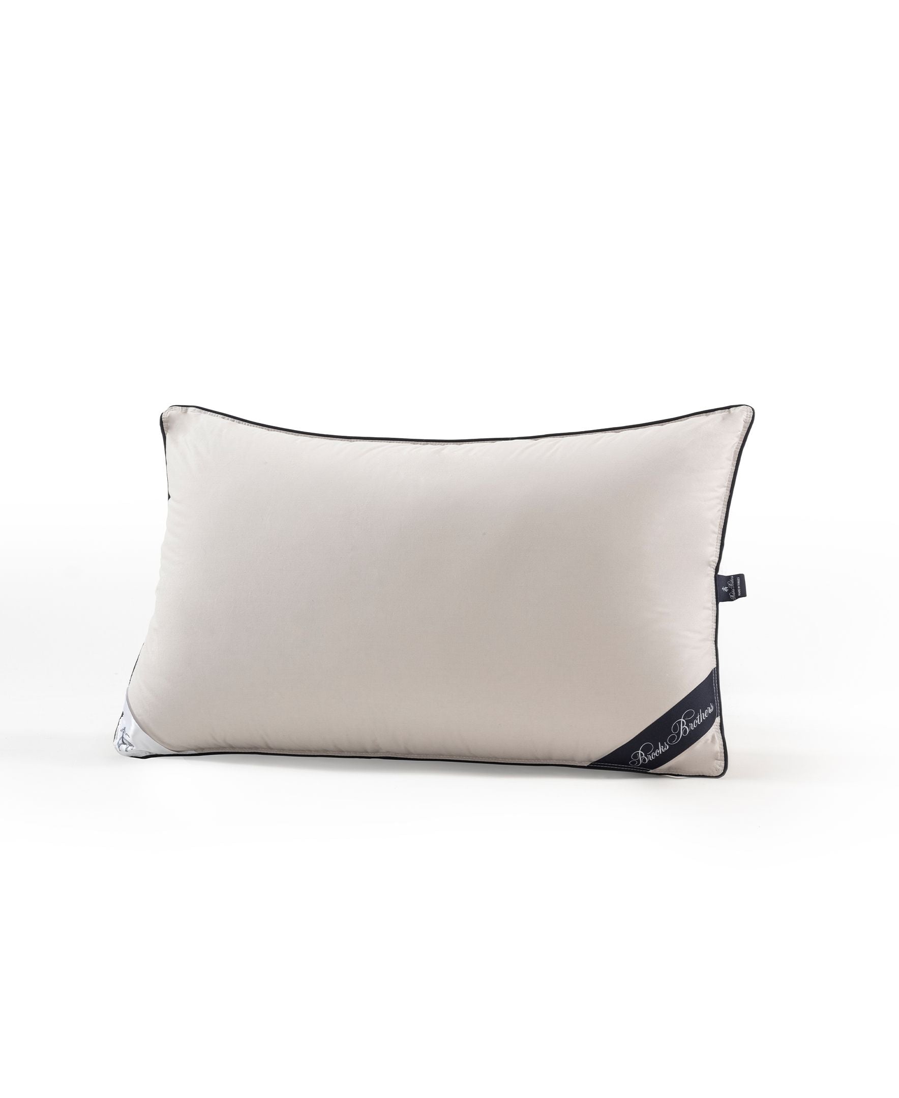  Brooks Brothers Goose Down Pillow - Silver - Bonton