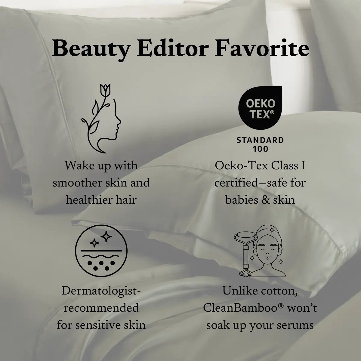  ettitude Signature Bamboo Pillowcase Set by ettitude - King - Bonton