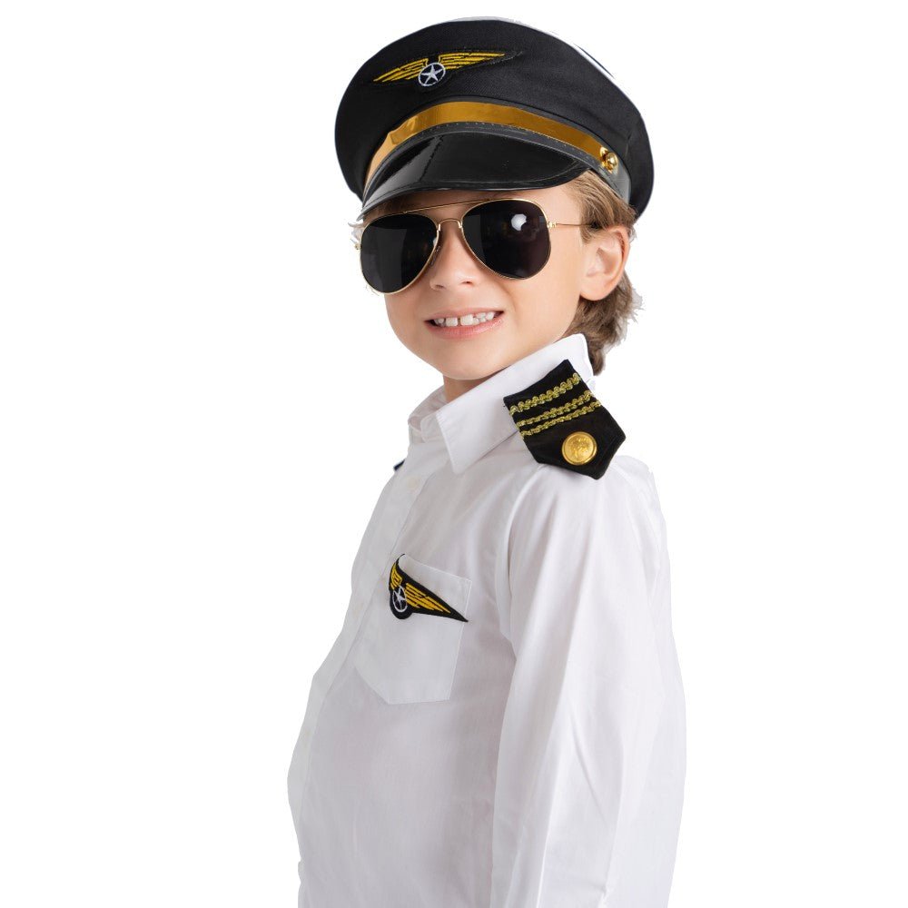  Dress Up America Pilot Accessory Costume Set by Dress Up America - Kids - Bonton