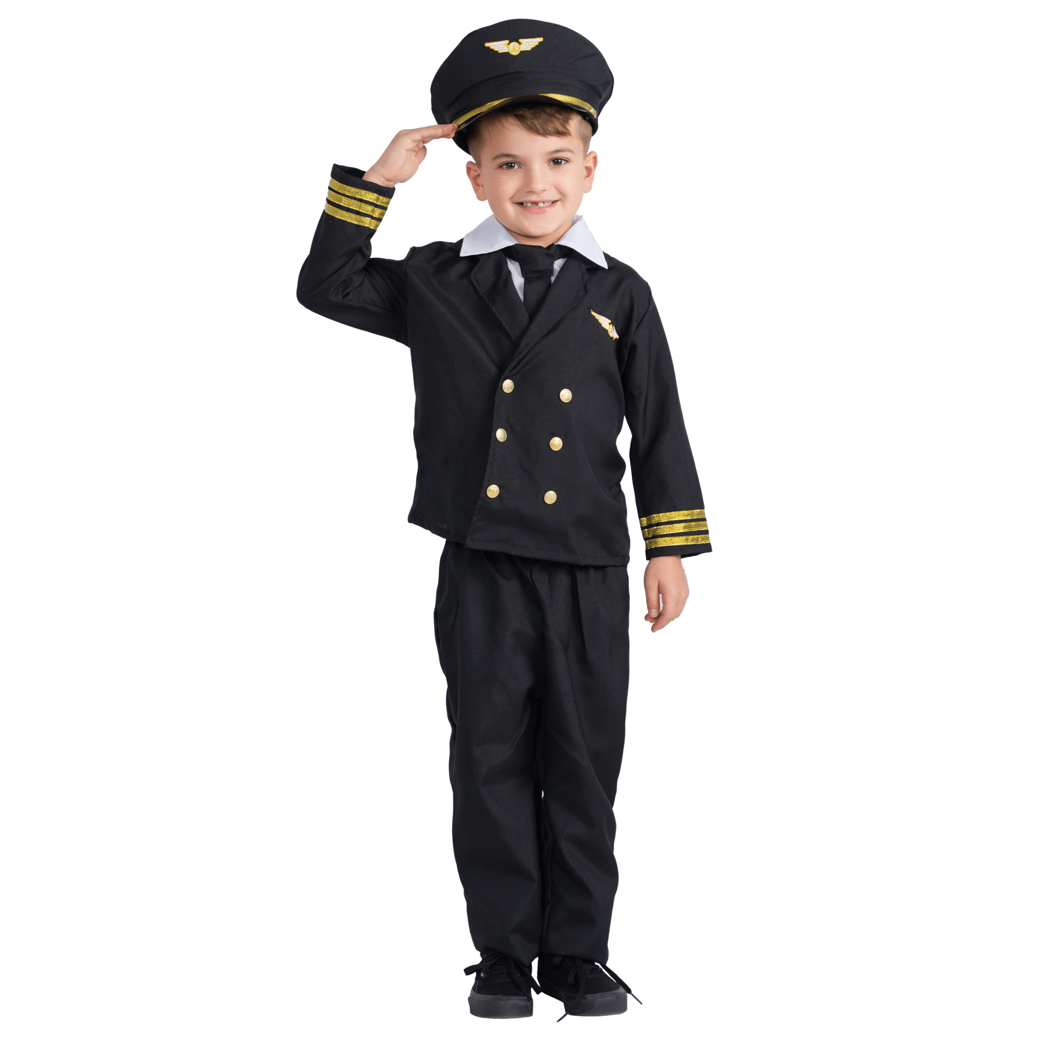  Dress Up America Pilot Costume Set - Kids by Dress Up America - Large (12-14) - Bonton