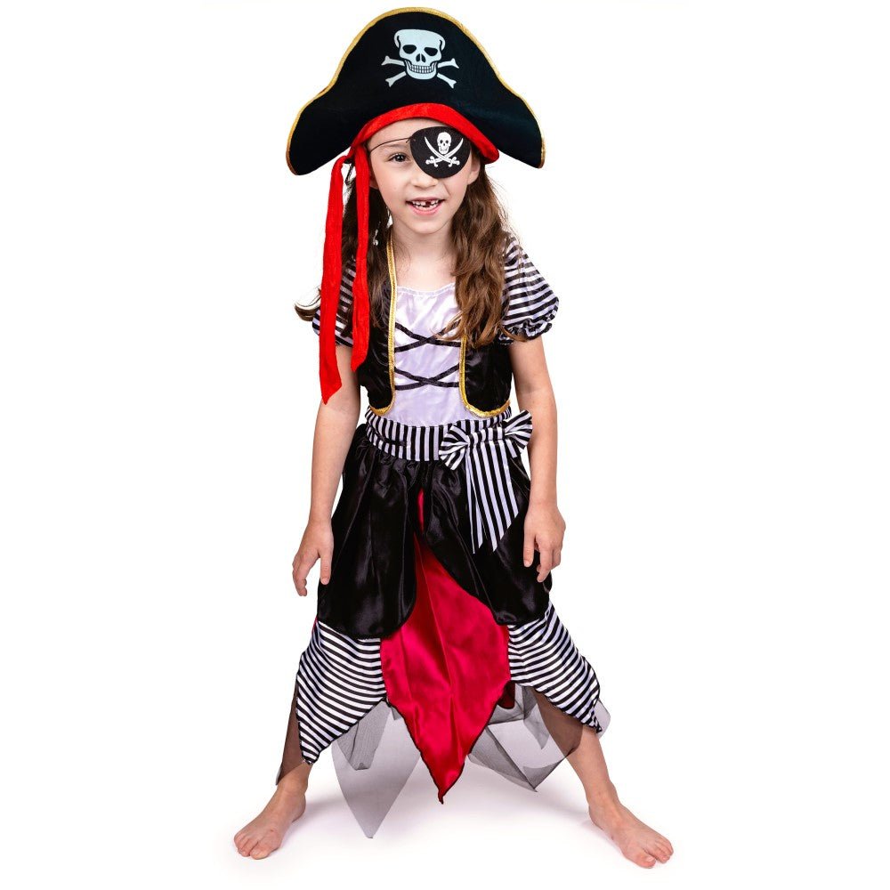  Dress Up America Pirate Costume - Kids by Dress Up America - Large (12-14) - Bonton