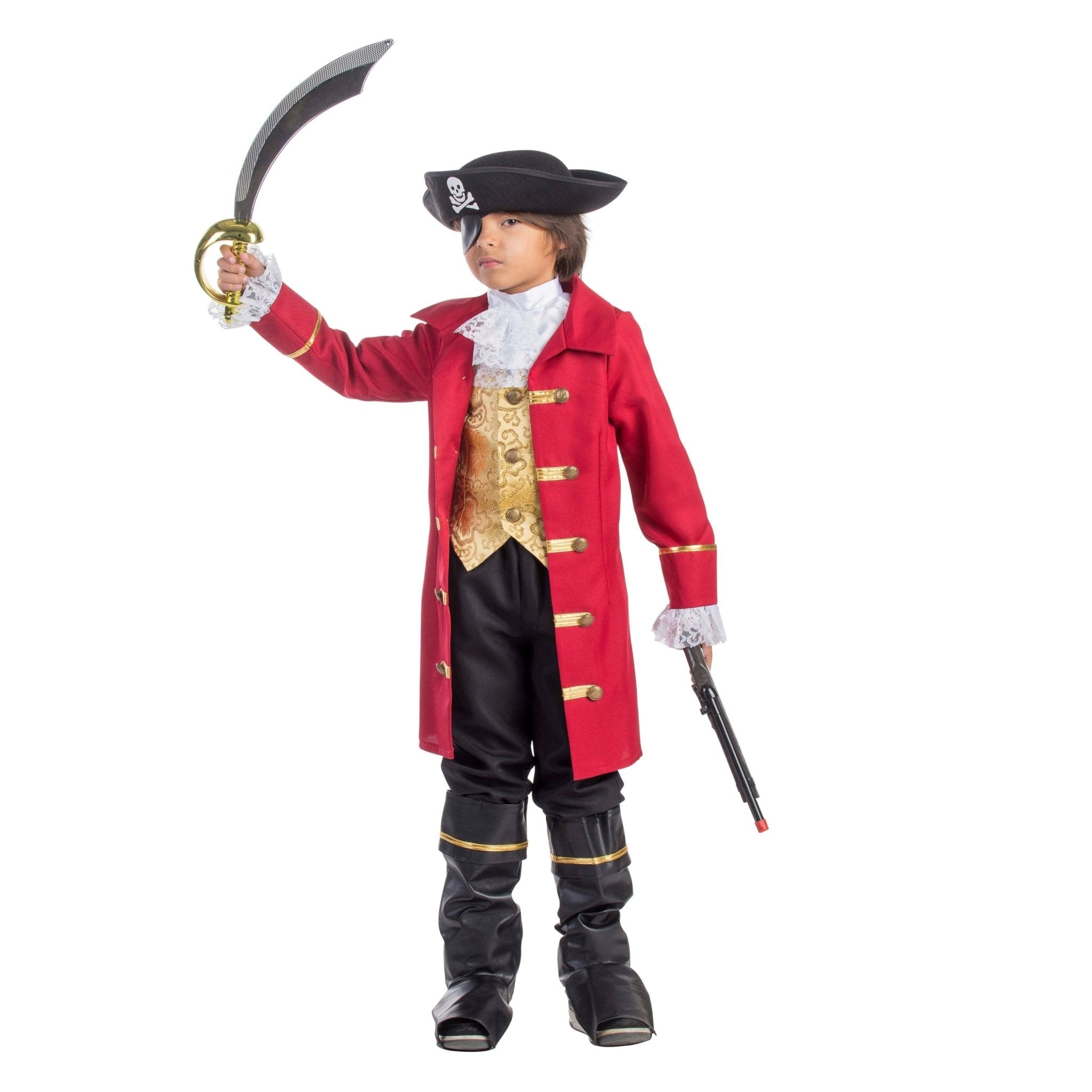  Dress Up America Pirate Costume - Kids by Dress Up America - Large (12-14) - Bonton