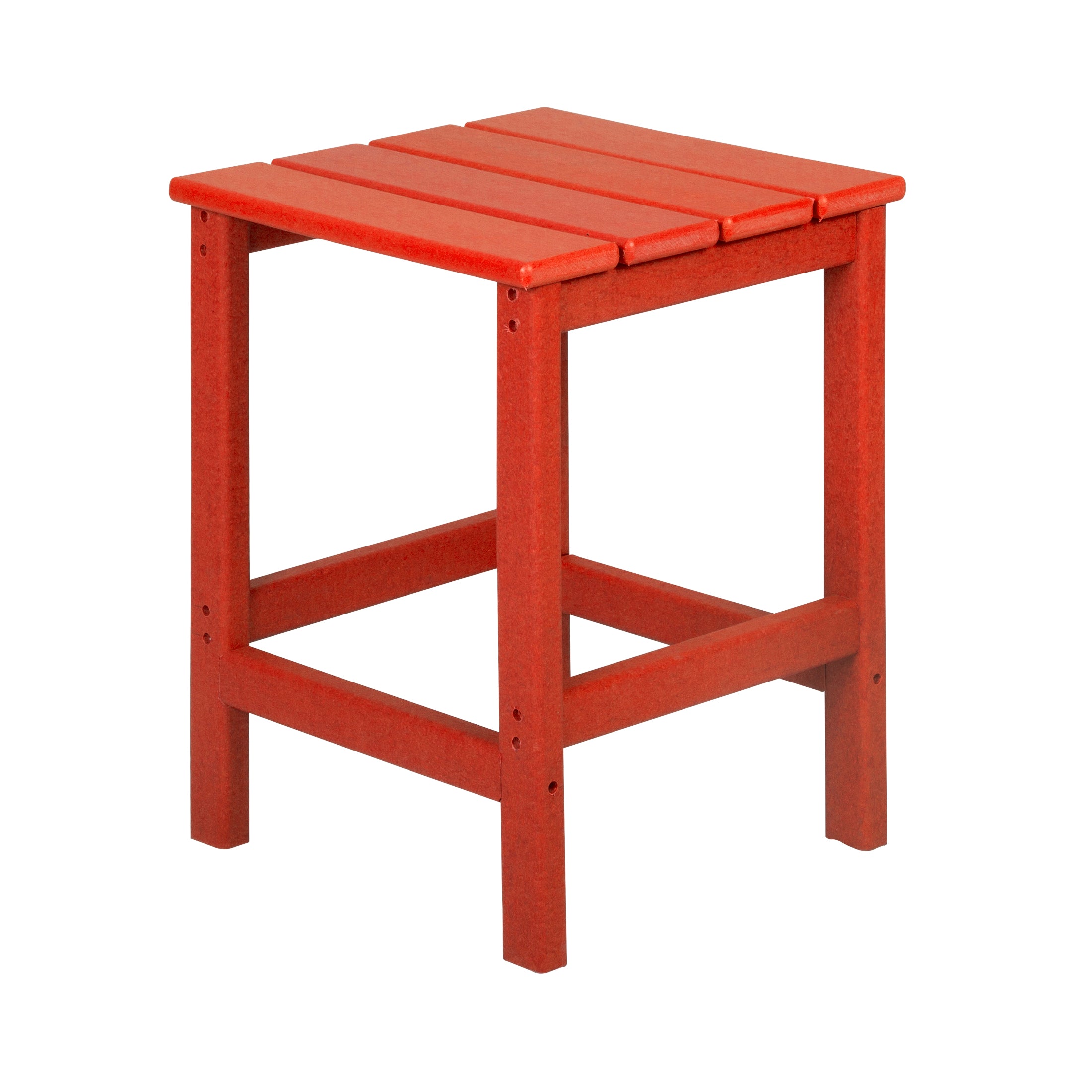  Westin Furniture Outdoor Patio Adirondack Side Table - Red - Bonton