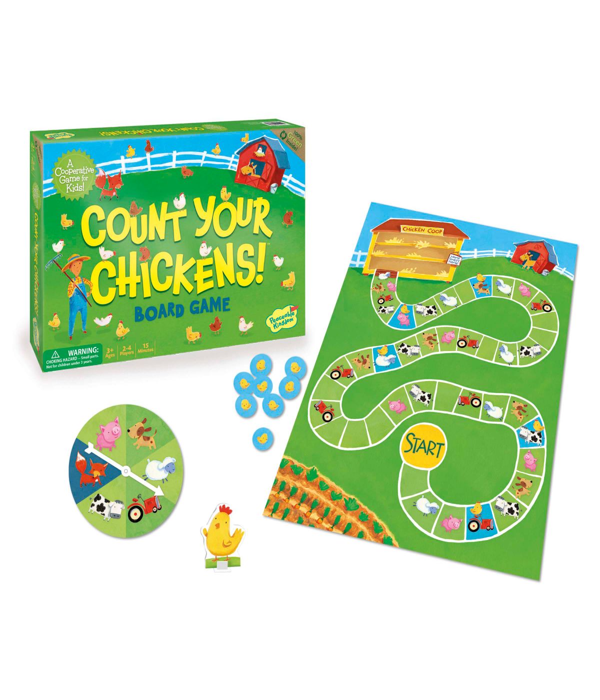  Count Your Chickens Cooperative Board Game Multi - Multi - Bonton