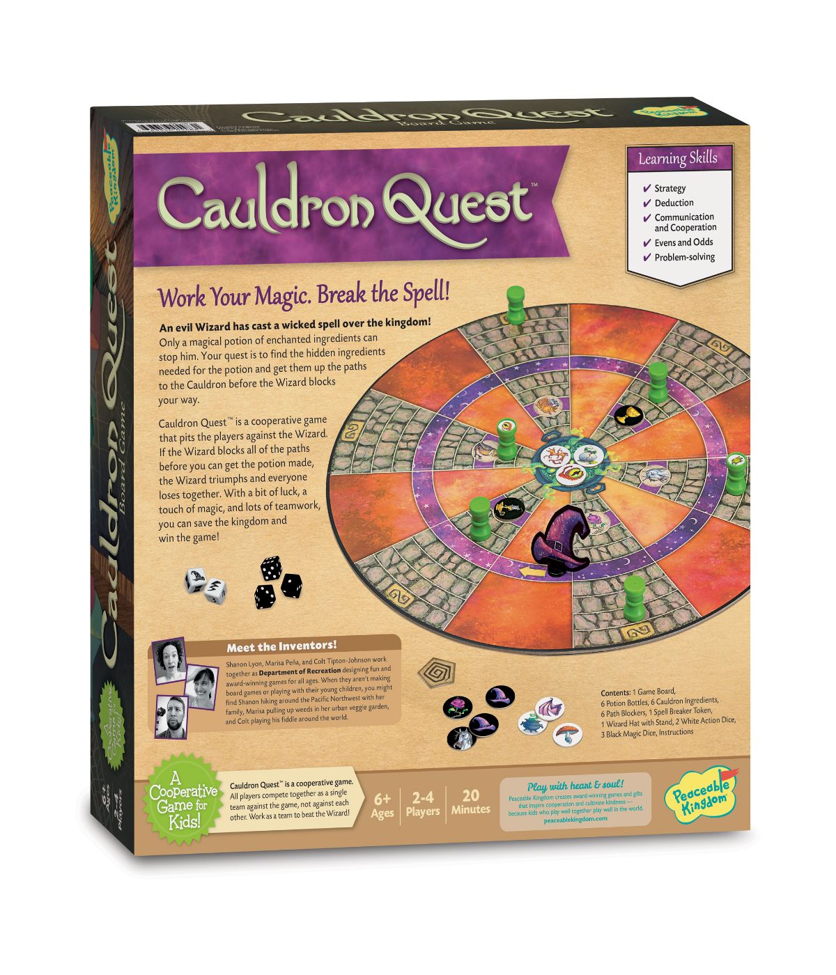  Cauldron Quest Board Game Multi - Multi - Bonton