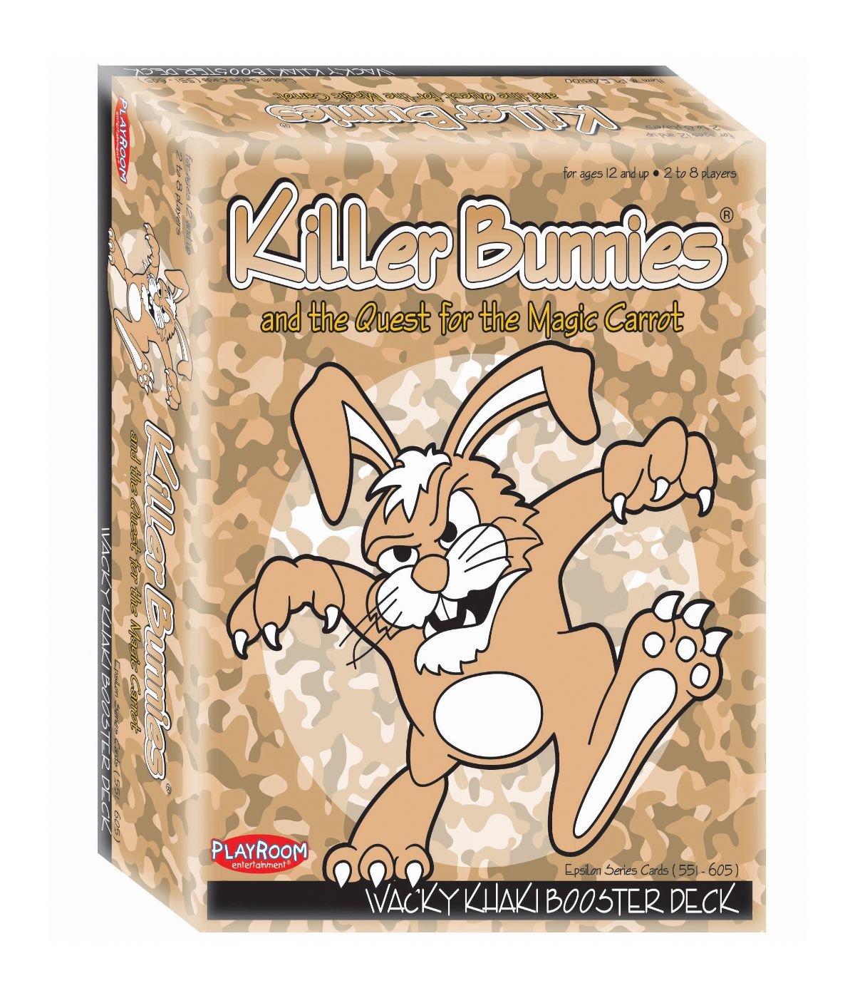  Killer Bunnies and the Quest for the Magic Carrot: Wacky Khaki Booster Deck (10) Multi - Multi - Bonton