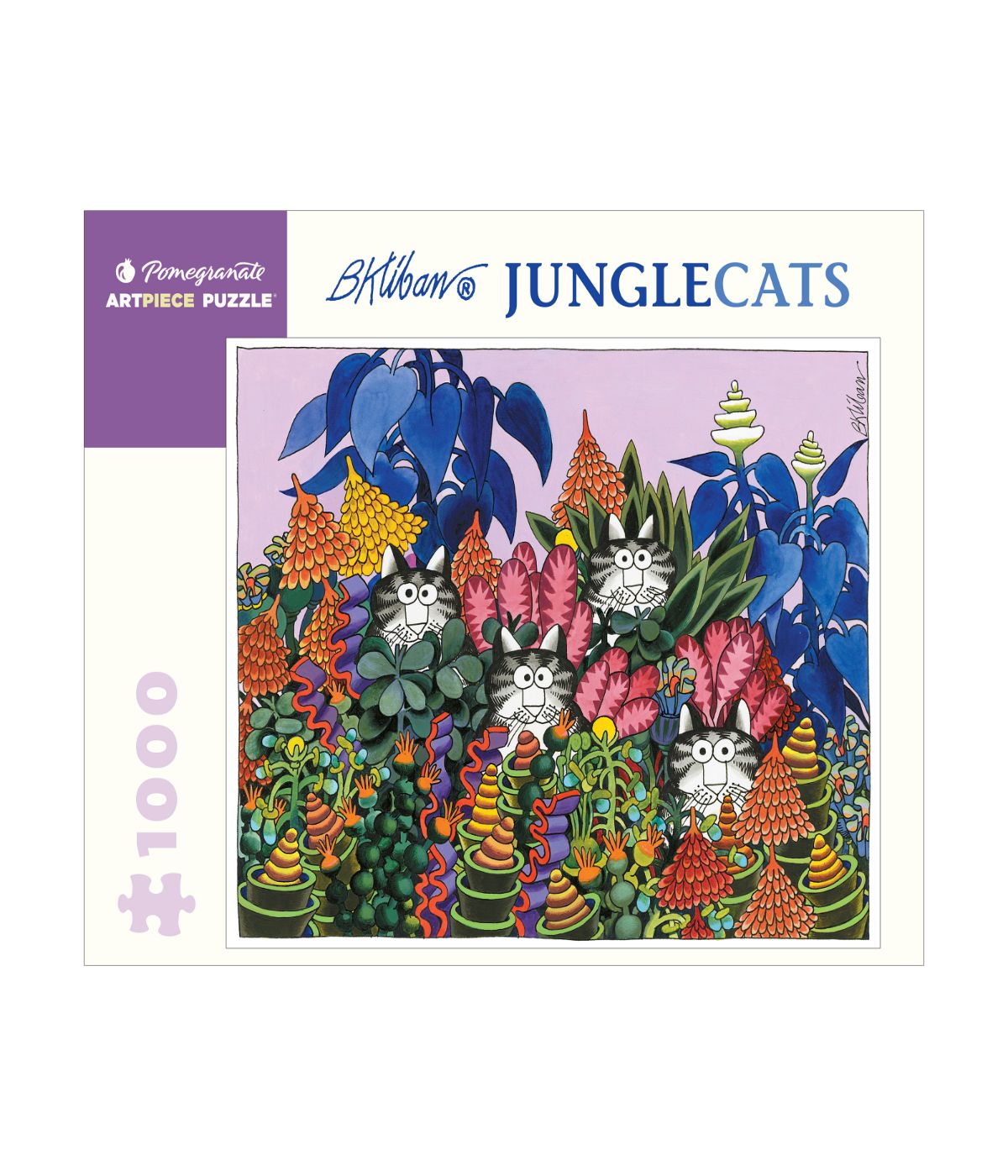  B. Kliban - Jungle Cats Puzzle: 1000 Pcs Multi - Multi - Bonton