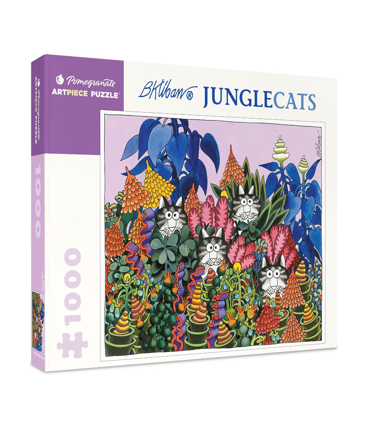  B. Kliban - Jungle Cats Puzzle: 1000 Pcs Multi - Multi - Bonton