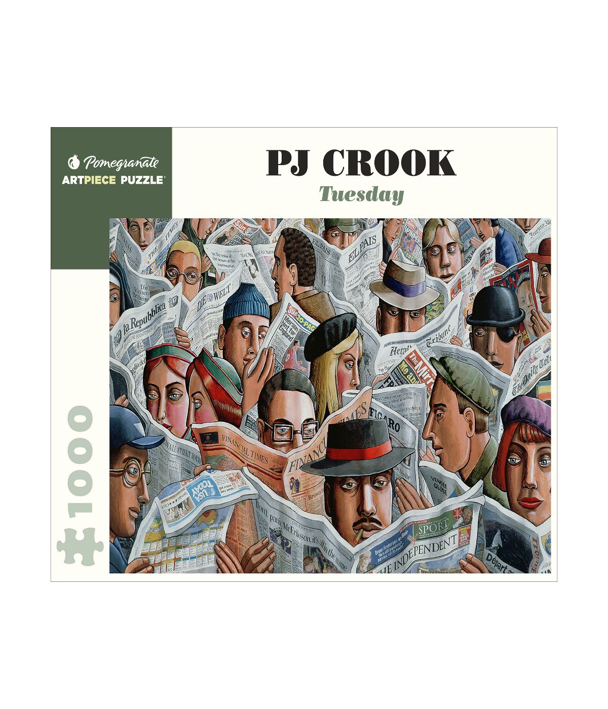  PJ Crook - Tuesday Puzzle: 1000 Pcs Multi - Multi - Bonton