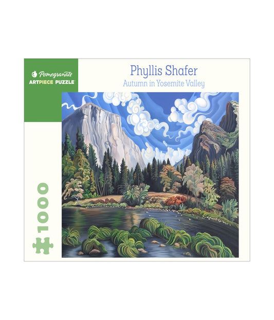 Phyllis Shafer - Autumn in Yosemite Valley Puzzle: 1000 Pcs Multi