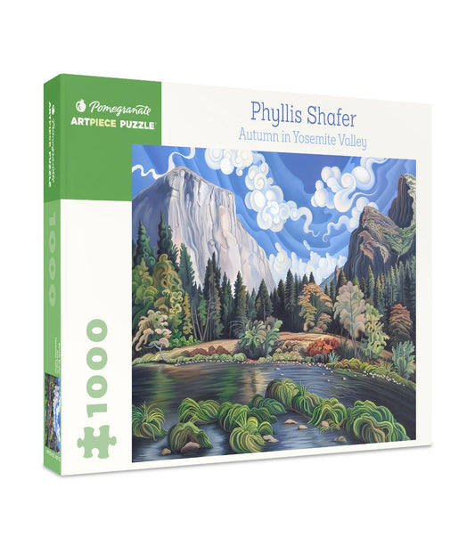 Phyllis Shafer - Autumn in Yosemite Valley Puzzle: 1000 Pcs Multi