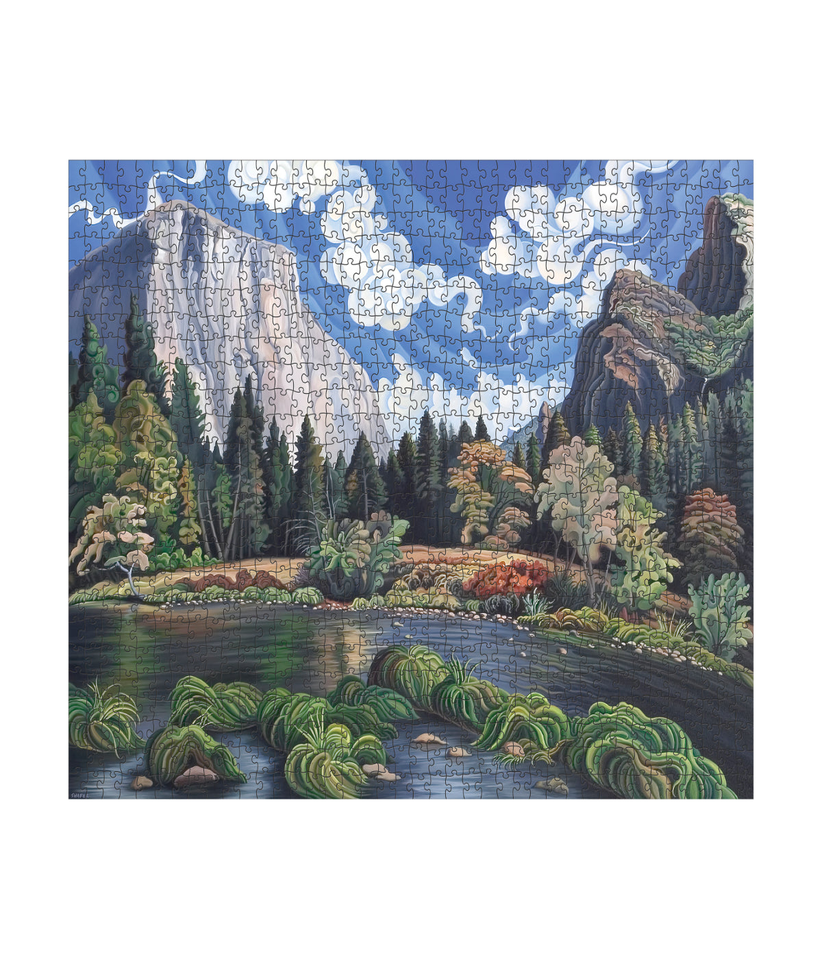  Phyllis Shafer - Autumn in Yosemite Valley Puzzle: 1000 Pcs Multi - Multi - Bonton