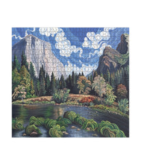 Phyllis Shafer - Autumn in Yosemite Valley Puzzle: 1000 Pcs Multi