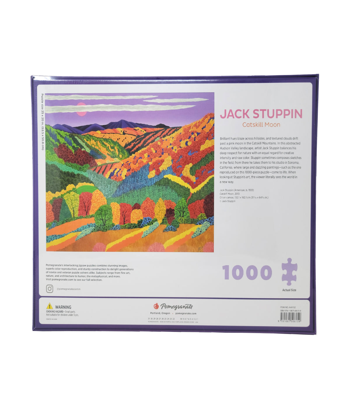  Jack Stuppin - Catskill Moon Puzzle: 1000 Pcs Multi - Multi - Bonton