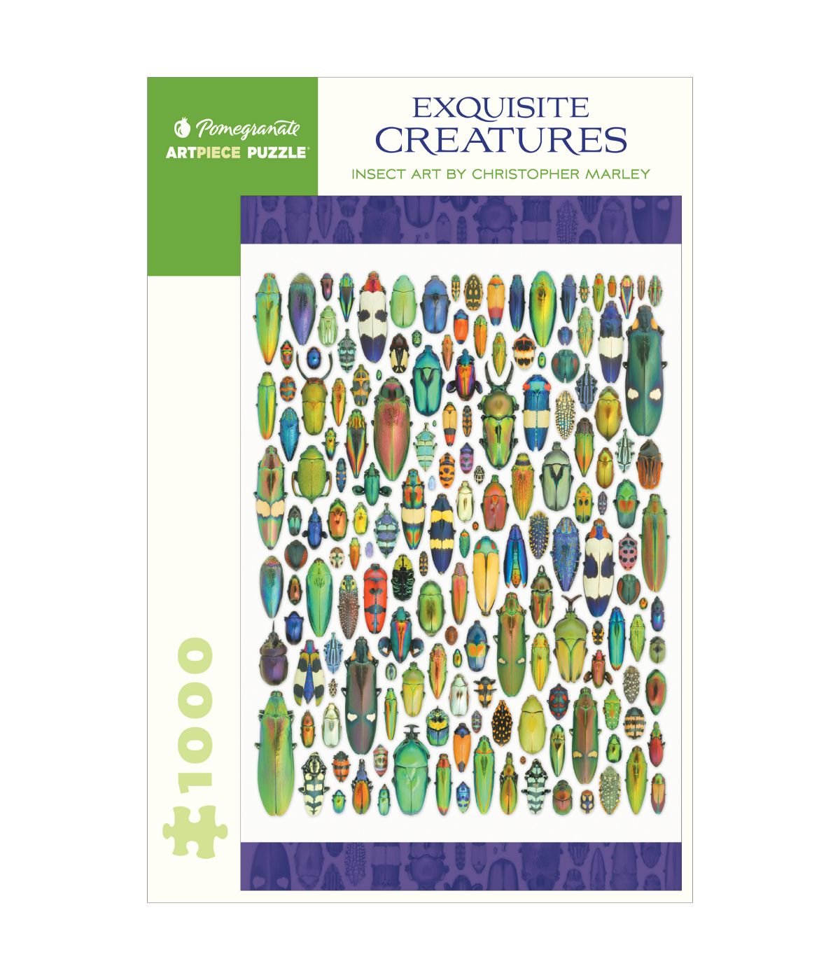  Christopher Marley - Exquisite Creatures: Insect Art Puzzle: 1000 Pcs Multi - Multi - Bonton