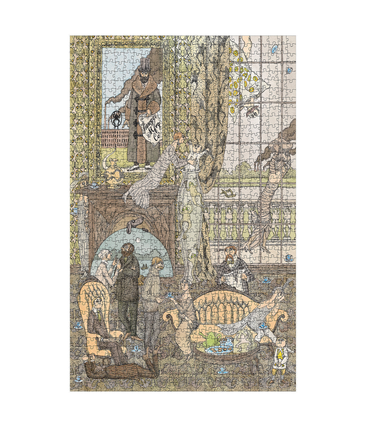  Edward Gorey - Frawgge Manufacturing Co. Puzzle: 1000 Pcs Multi - Multi - Bonton