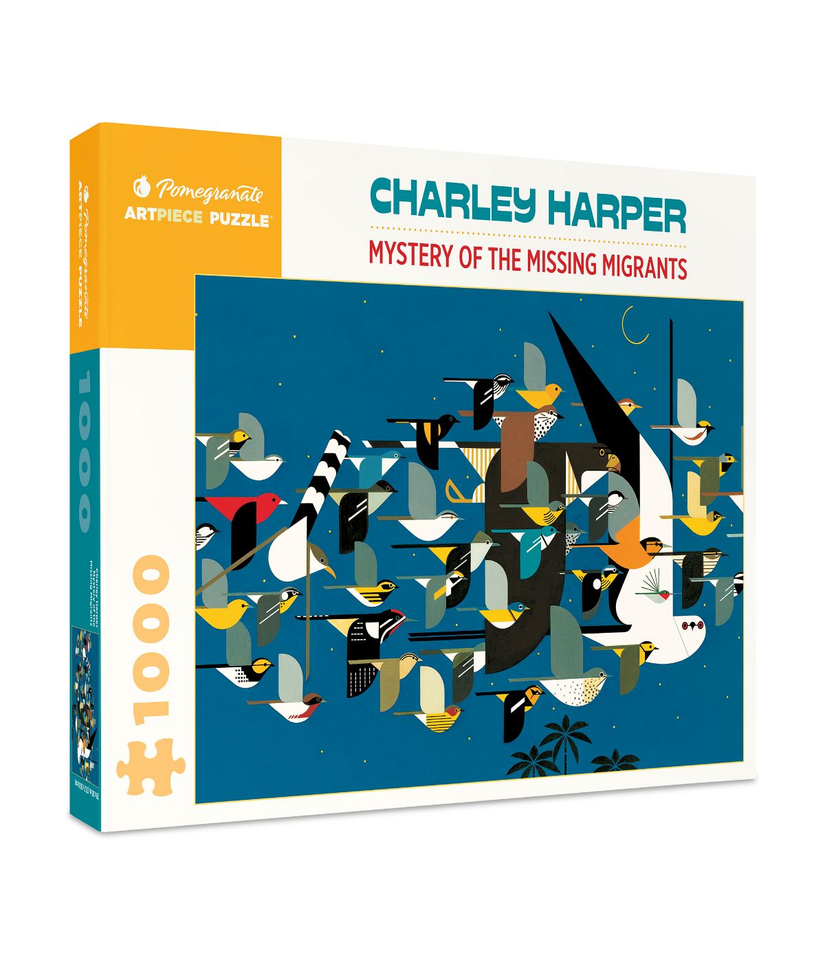  Charley Harper - Mystery of the Missing Migrants Puzzle: 1000 Pcs Multi - Multi - Bonton