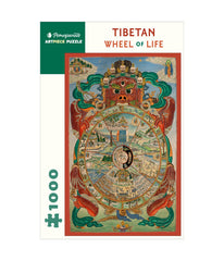 Tibetan Wheel of Life Puzzle: 1000 Pcs Multi