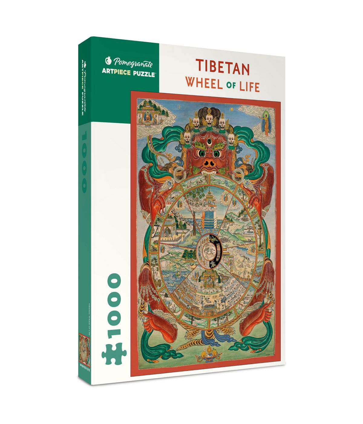  Tibetan Wheel of Life Puzzle: 1000 Pcs Multi - Multi - Bonton