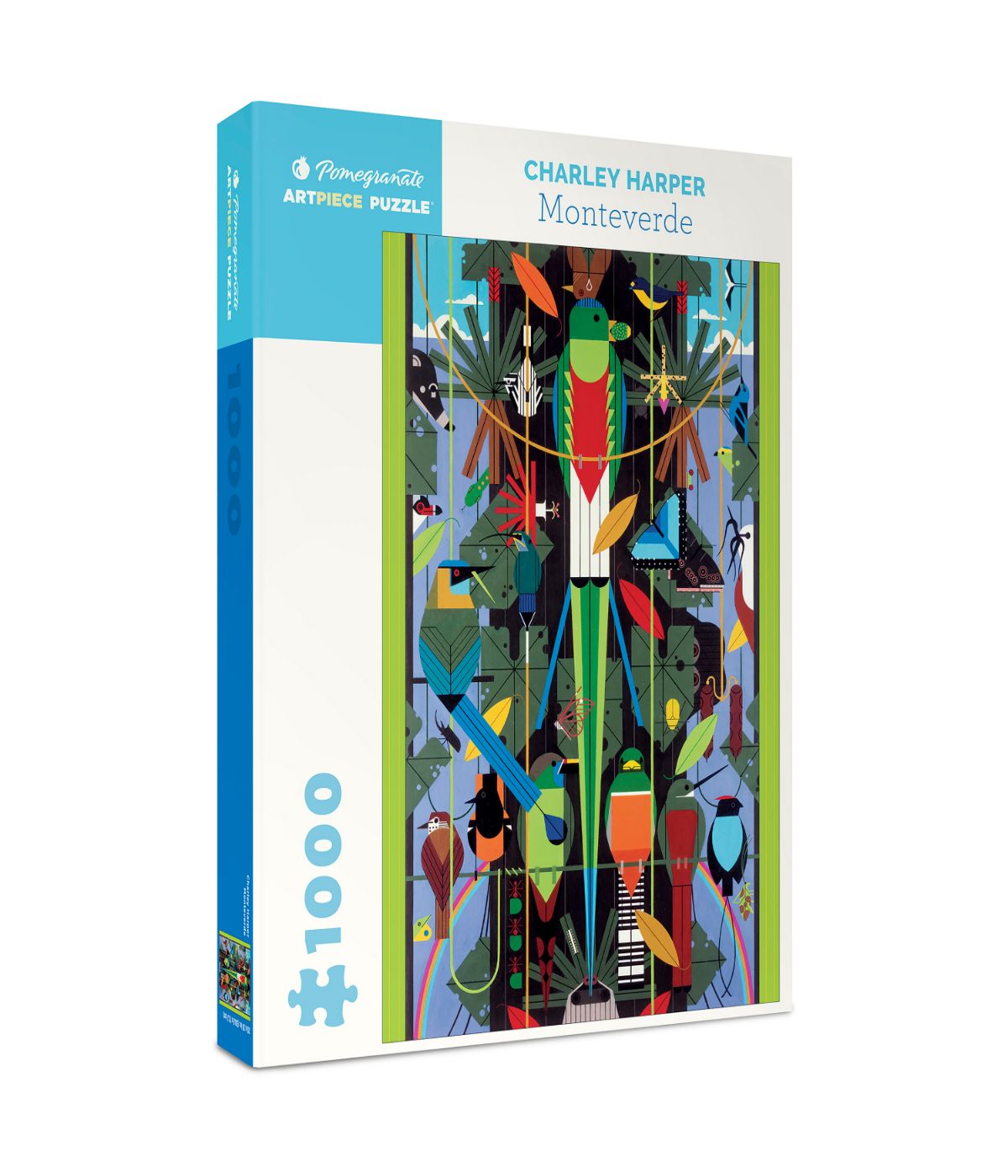  Charley Harper - Monteverde Puzzle: 1000 Pcs Multi - Multi - Bonton