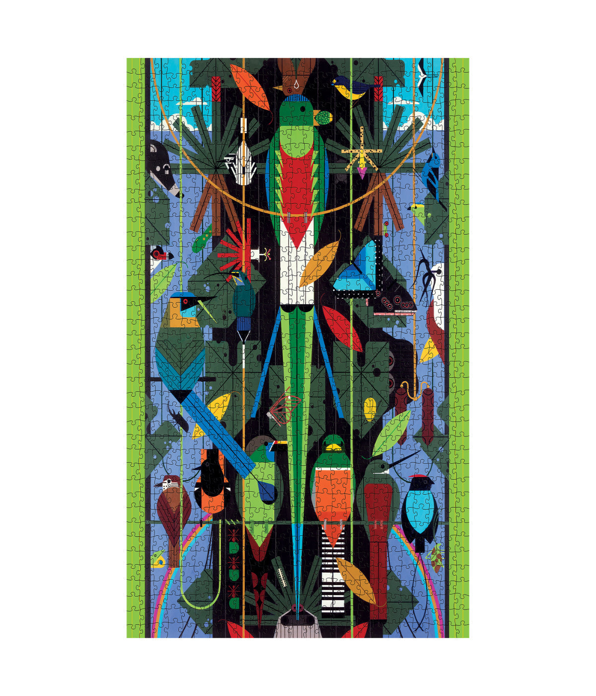  Charley Harper - Monteverde Puzzle: 1000 Pcs Multi - Multi - Bonton