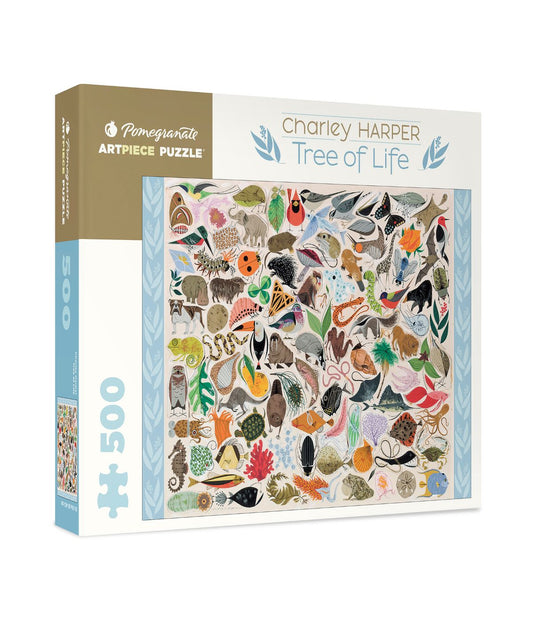 Charley Harper - Tree of Life Puzzle: 500 Pcs Multi